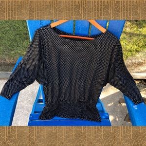 loft geometric soft blouse